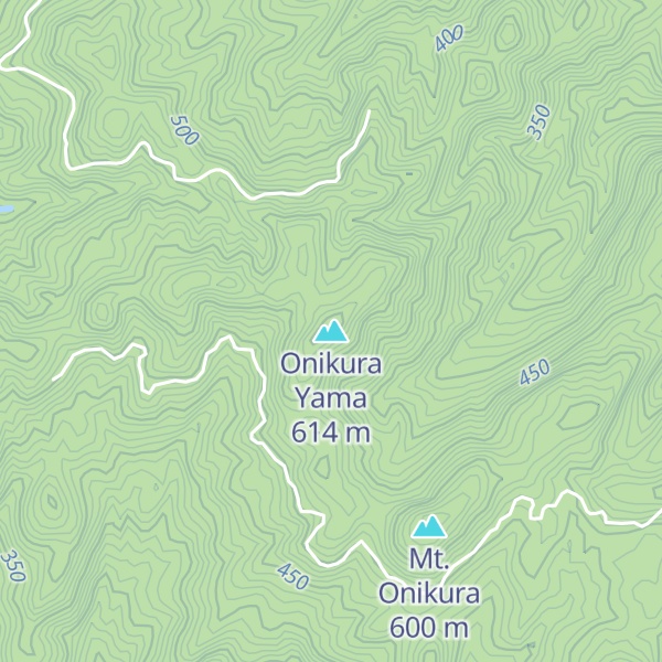 Map of Onikura Yama