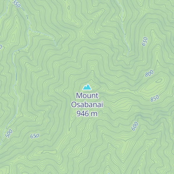 Map of Mount Osabanai