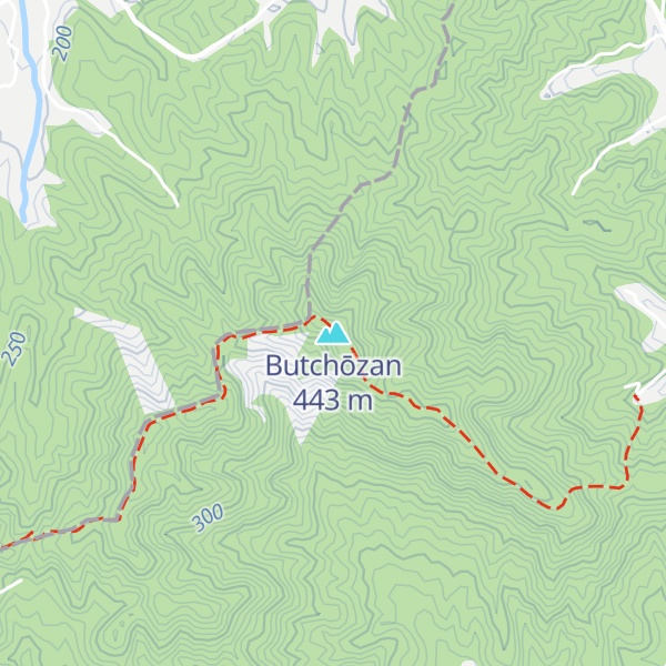 Map of Butchōzan