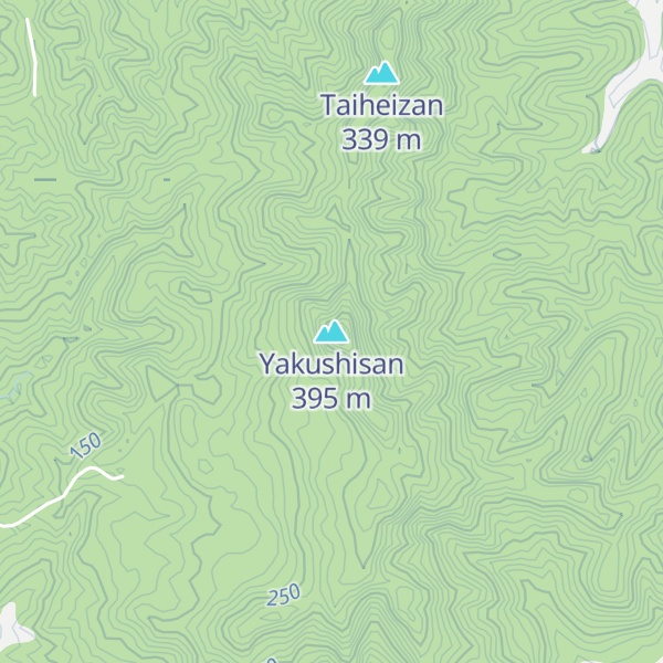 Map of Yakushisan