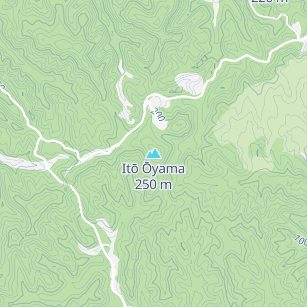 Map of Itō Ōyama