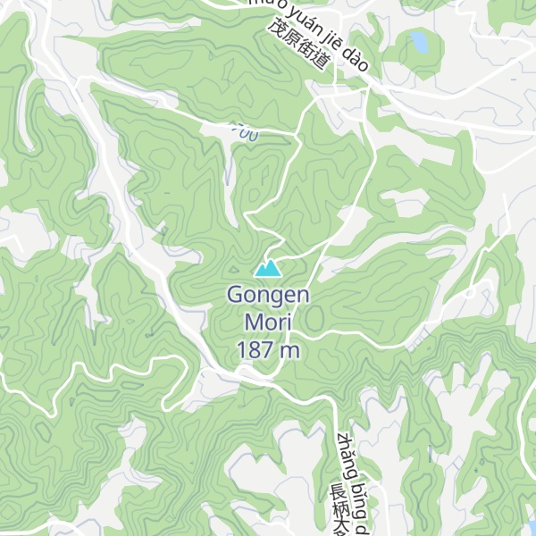 Map of Gongen Mori