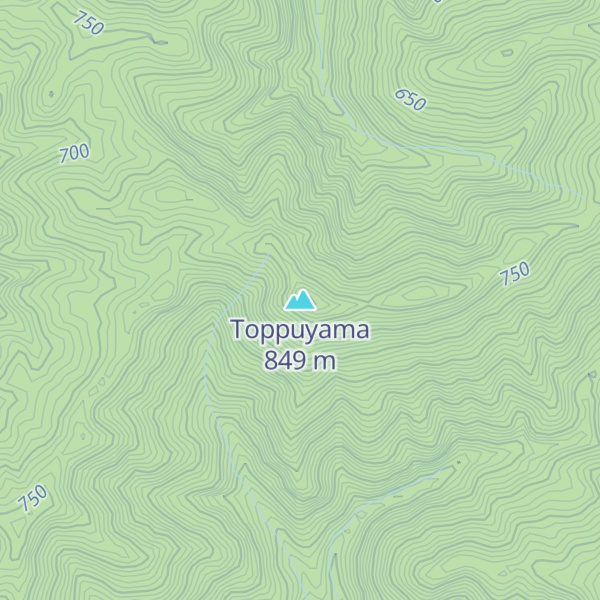 Map of Toppuyama