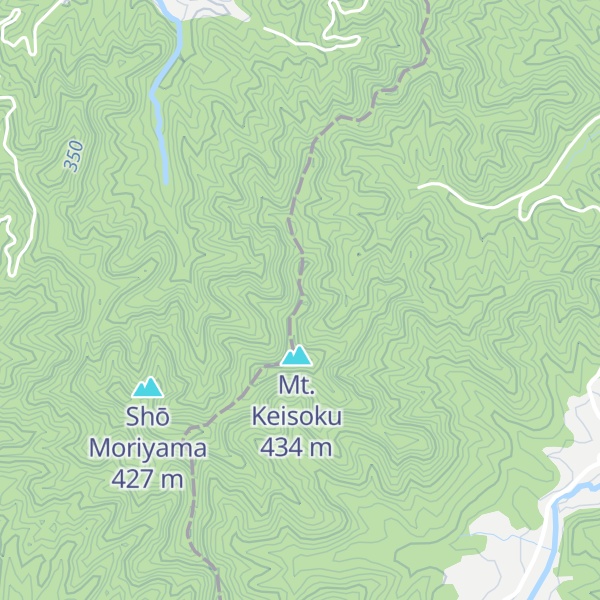 Map of Keisokusan Sanchō