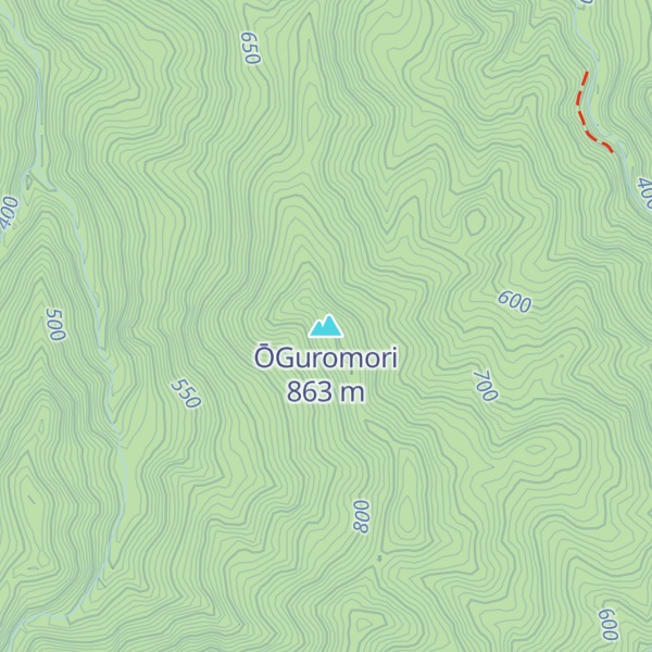 Map of ŌGuromori