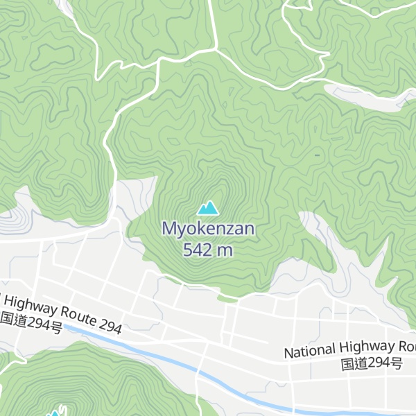 Map of Myokenzan