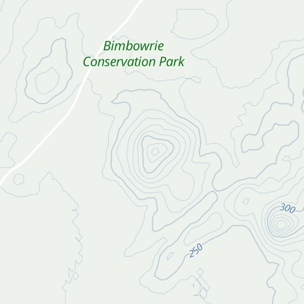 Map of Little Bimba Hill