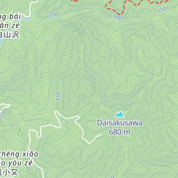Map of Komagashiranomori