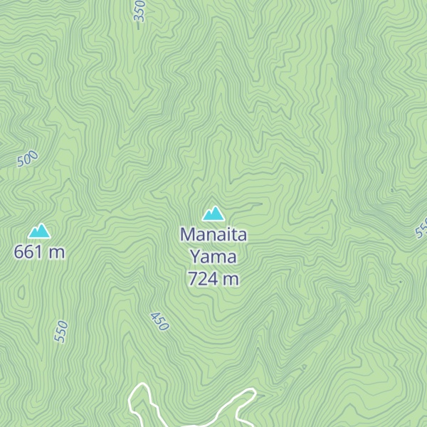 Map of Manaita Yama