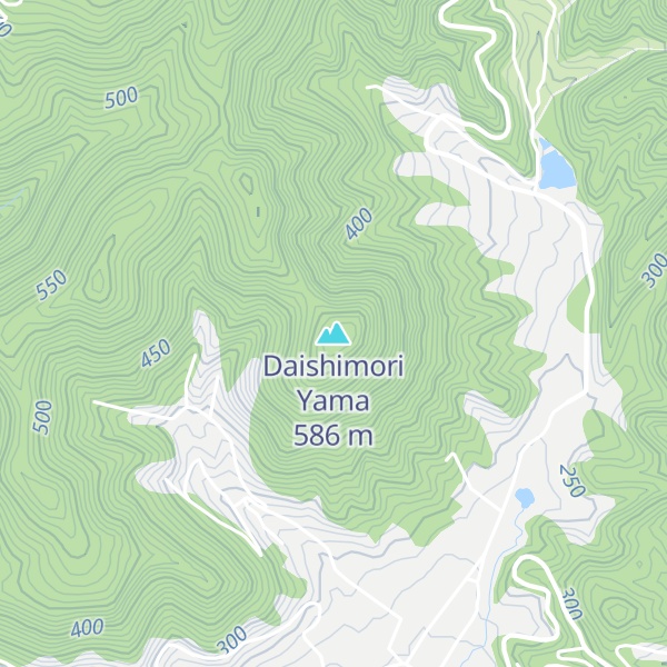 Map of Daishimori Yama