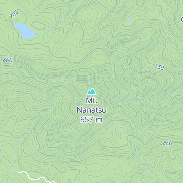 Map of Mt. Nanatsu