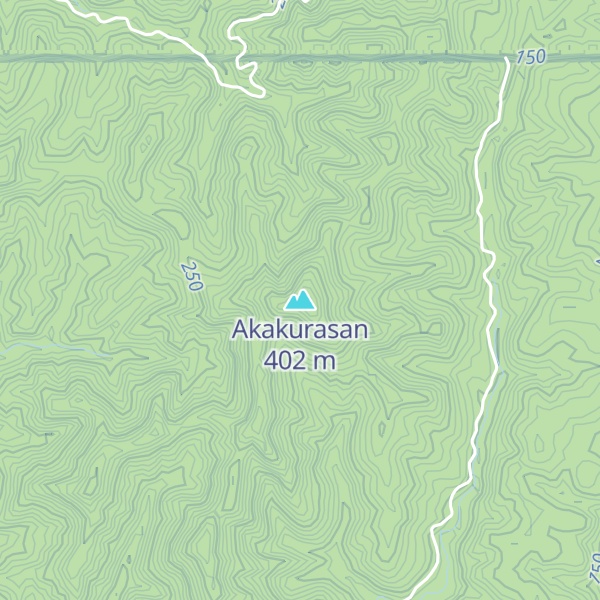 Map of Akakurasan