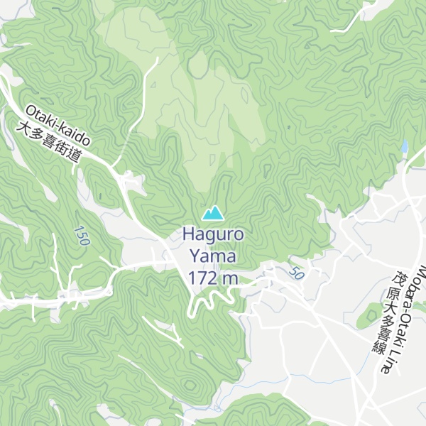 Map of Haguro Yama