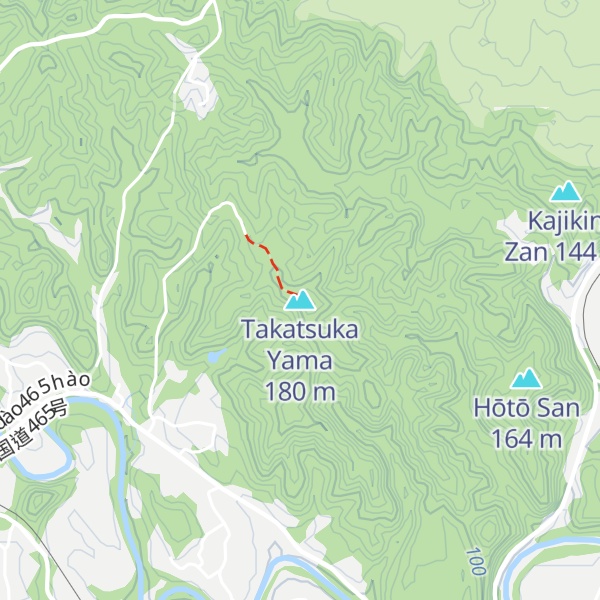 Map of Takatsuka Yama