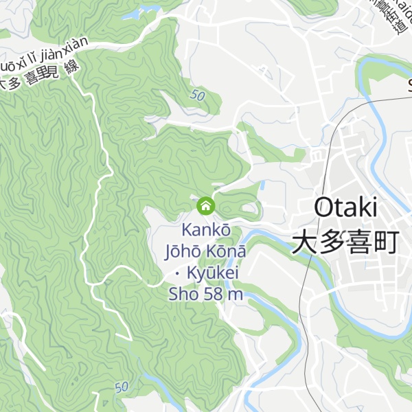 Map of Kankō Jōhō Kōnā ･ Kyūkei Sho