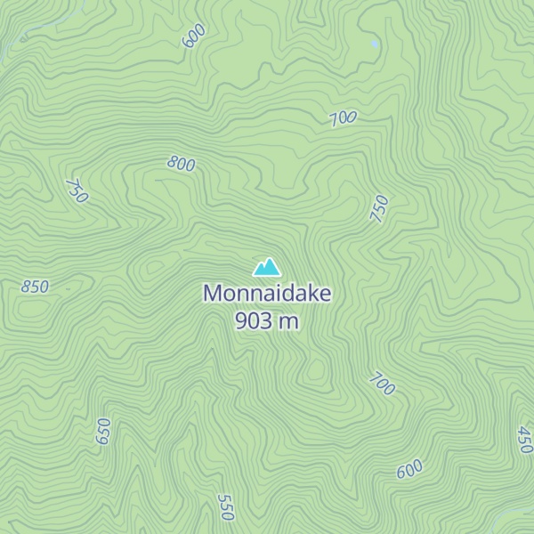 Map of Monnaidake