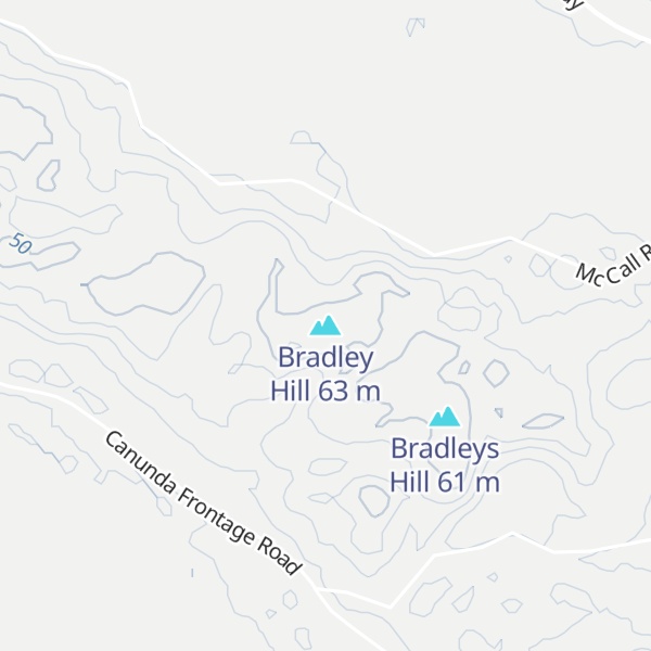 Map of Bradley Hill