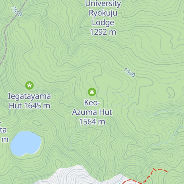 Map of Keo-Azuma Hut