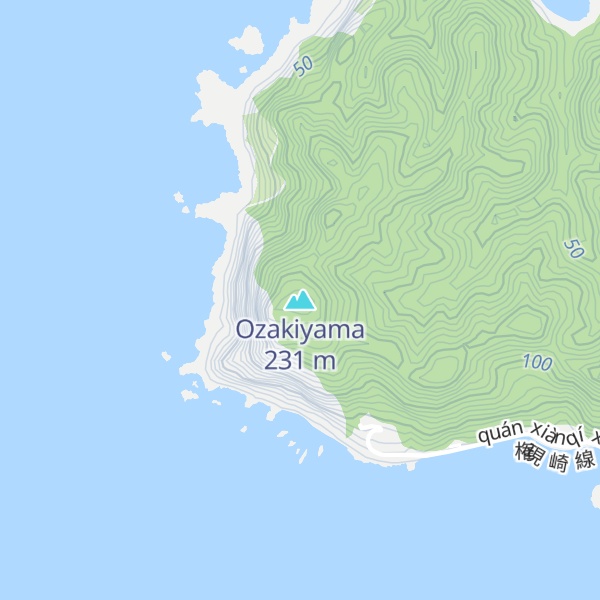 Map of Ozakiyama