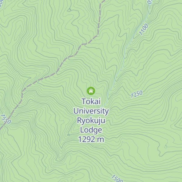 Map of Tokai University Ryokuju Lodge