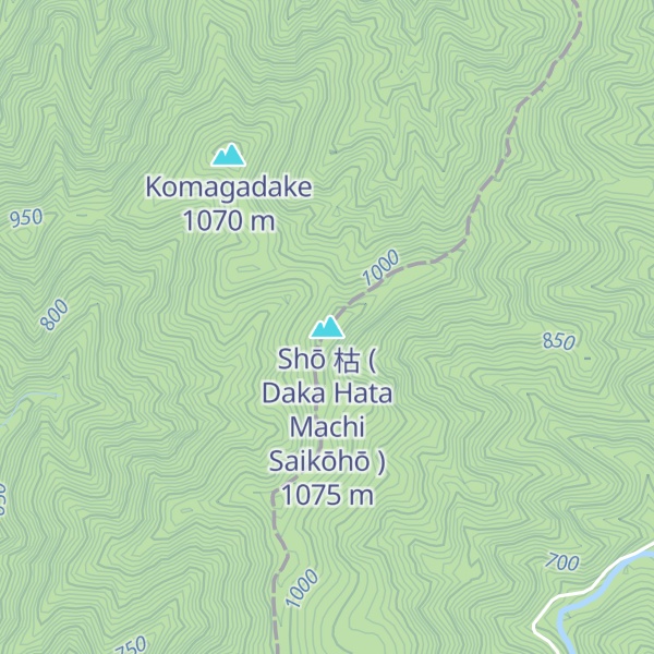 Map of Shō 枯 ( Daka Hata Machi Saikōhō )