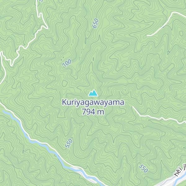 Map of Kuriyagawayama
