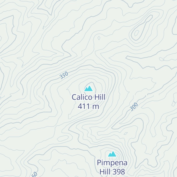 Map of Calico Hill