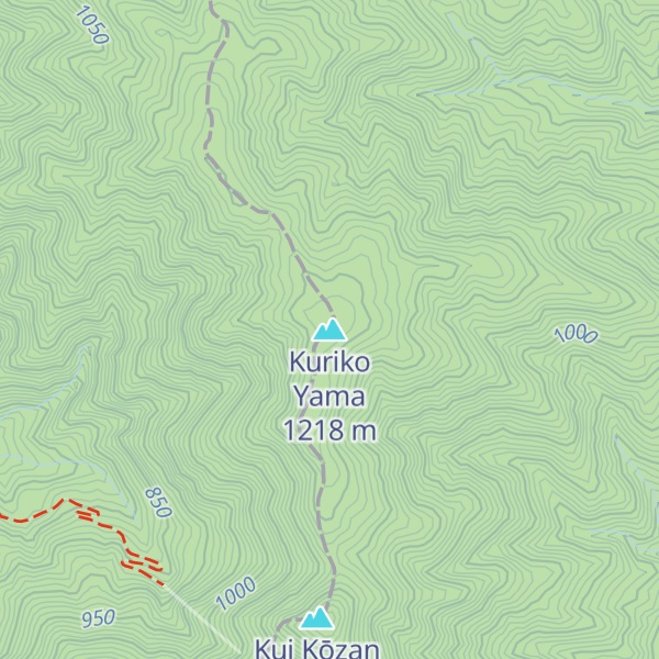 Map of Kuriko Yama