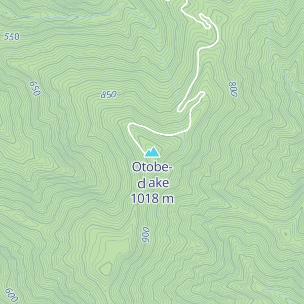 Map of Otobe-ｄake