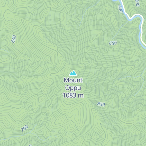 Map of Mount Oppu