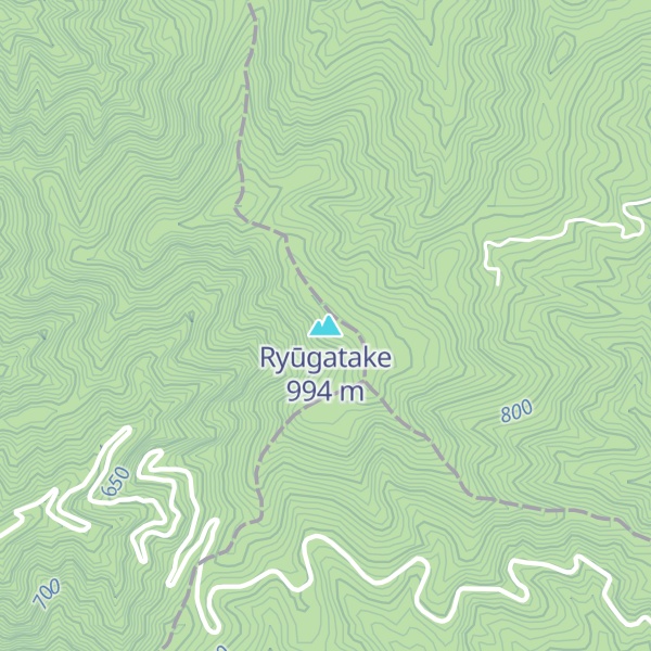 Map of Ryūgatake