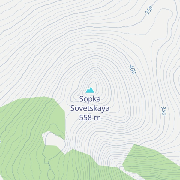 Map of Sopka Sovetskaya