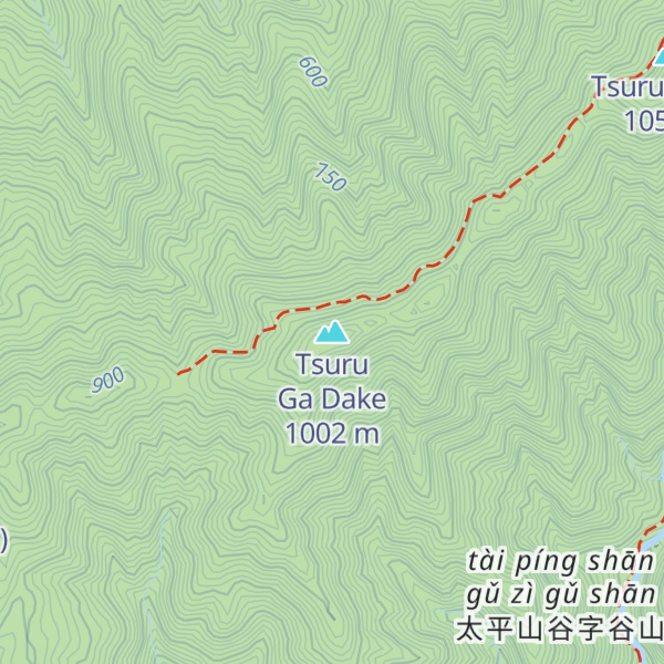 Map of Tsuru Ga Dake