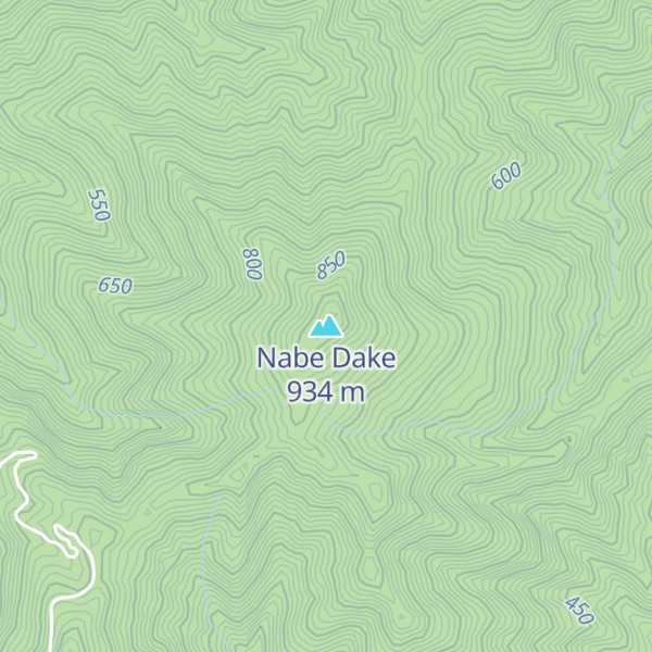 Map of Nabe Dake
