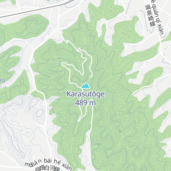 Map of Karasutōge