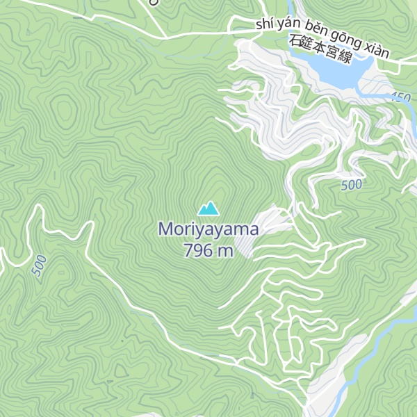 Map of Moriyayama