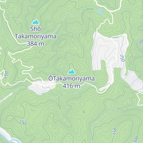 Map of ŌTakamoriyama