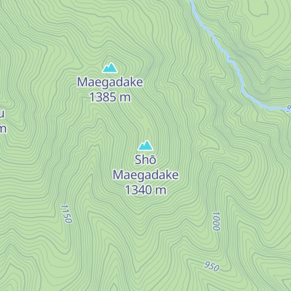 Map of Shō Maegadake