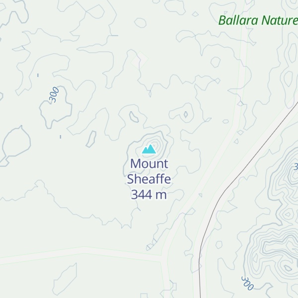 Map of Mount Sheaffe