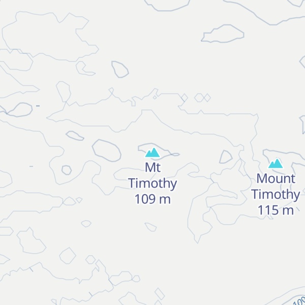 Map of Mt Timothy