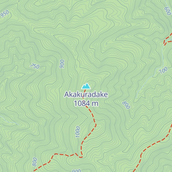 Map of Akakuradake