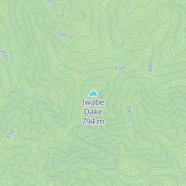 Map of Iwabe Dake
