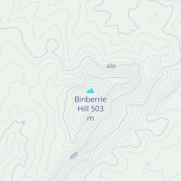 Map of Binberrie Hill