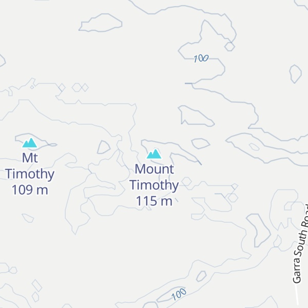 Map of Mount Timothy