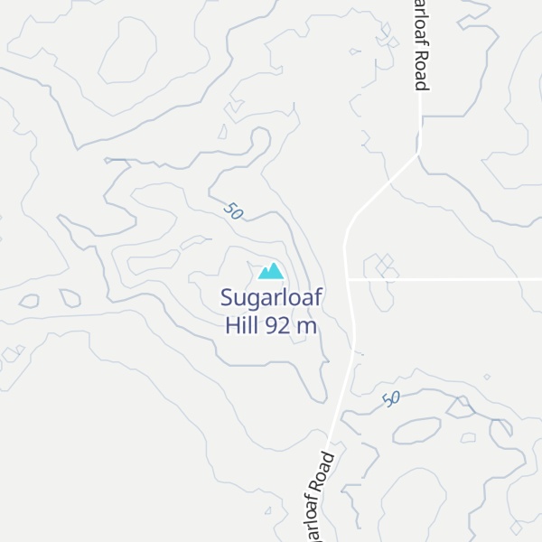 Map of Sugarloaf Hill