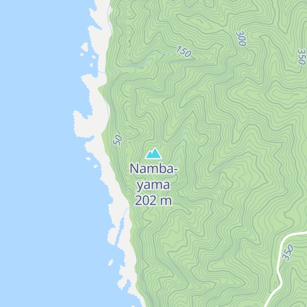 Map of Namba-yama