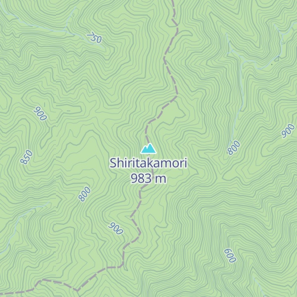 Map of Shiritakamori