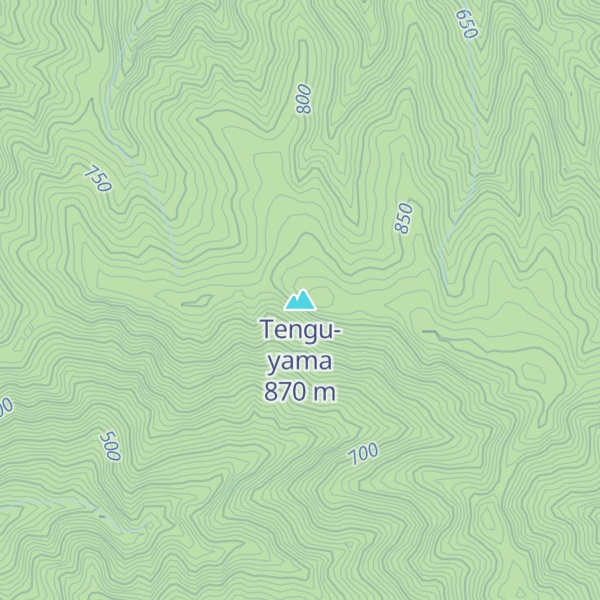 Map of Tengu-yama