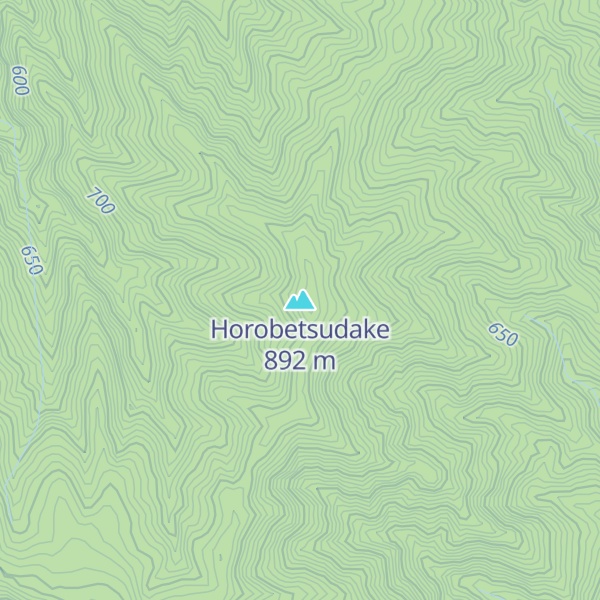 Map of Horobetsudake