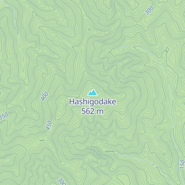 Map of Hashigodake